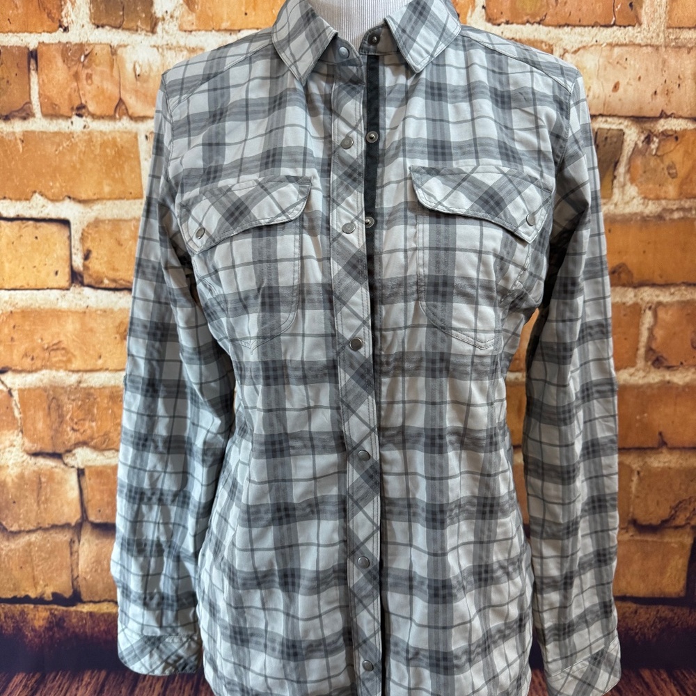 REI Breathable Plaid Button Down